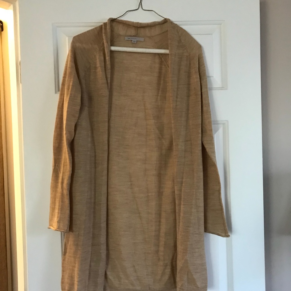 Long length cardigan.